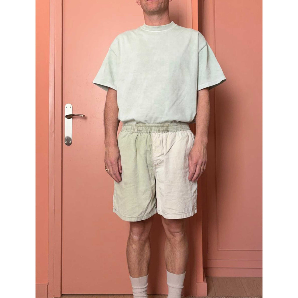 Tee, Naturally Dyed  - Lazy Green