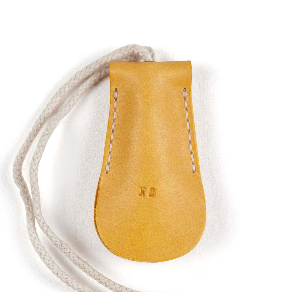 Key Holder, Hand Sewn - English Mustard