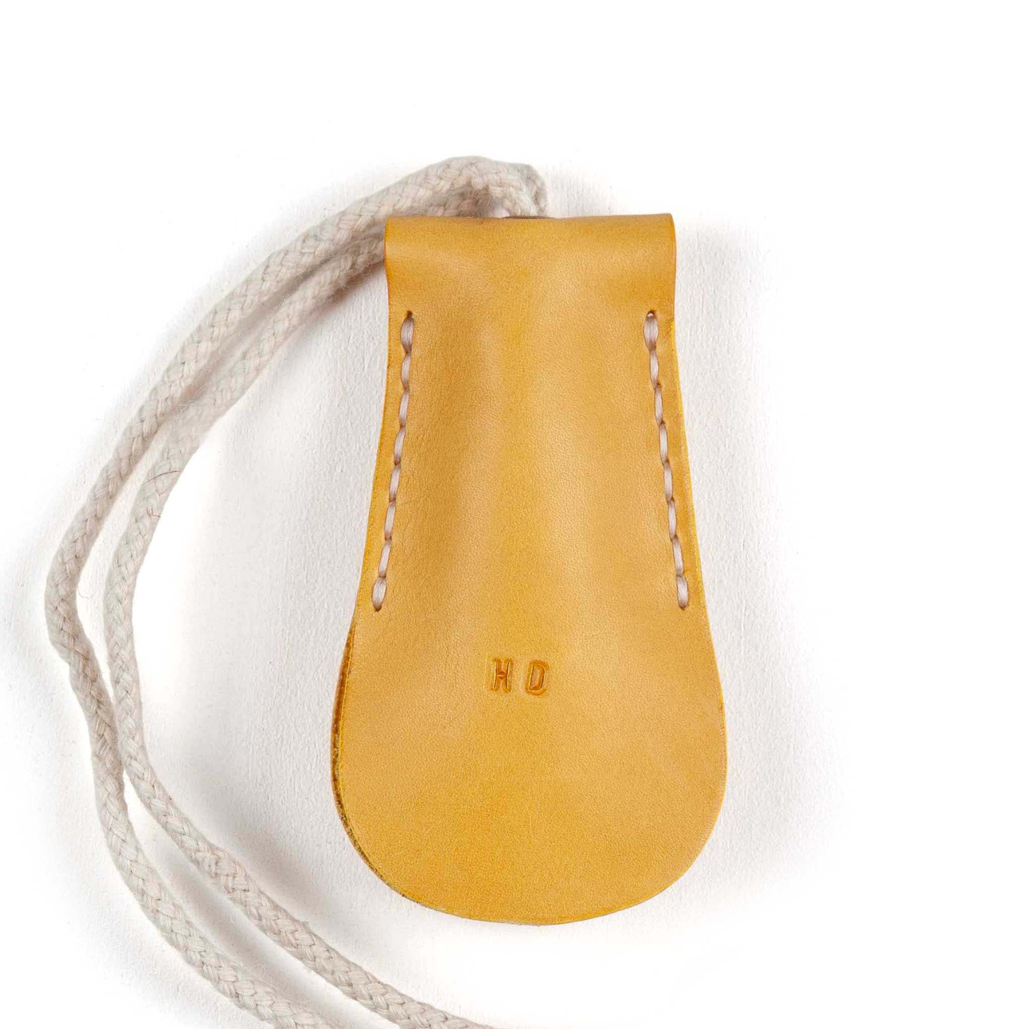 Key Holder, Hand Sewn - English Mustard