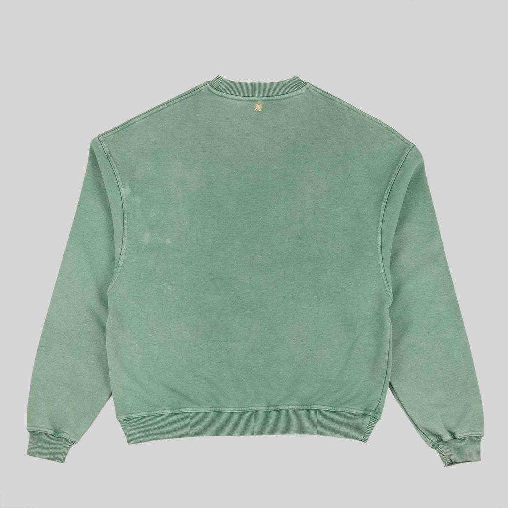 Sweatshirt, Naturally Dyed - Lazy Green