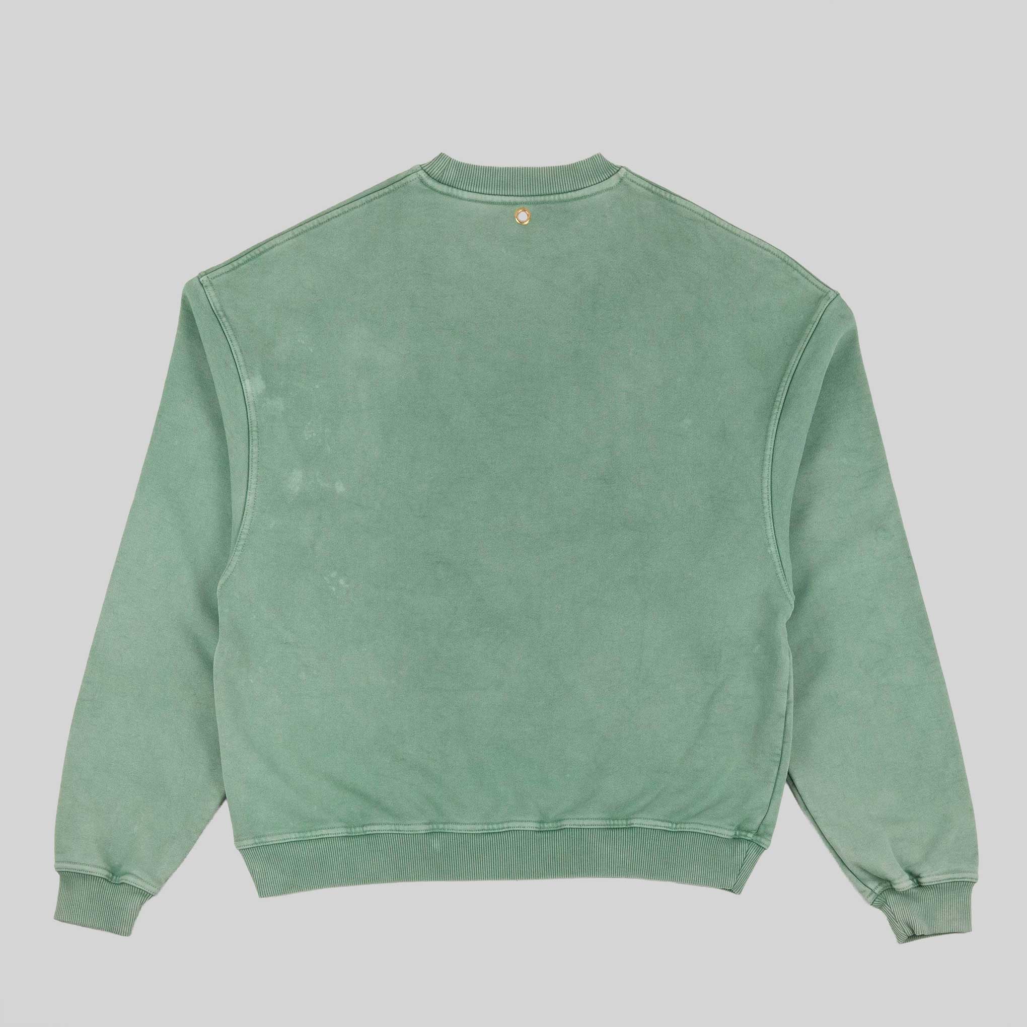 Sweatshirt, Naturally Dyed - Lazy Green