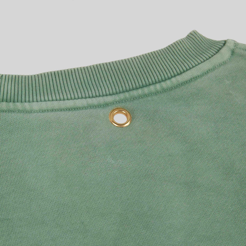 Sweatshirt, Naturally Dyed - Lazy Green