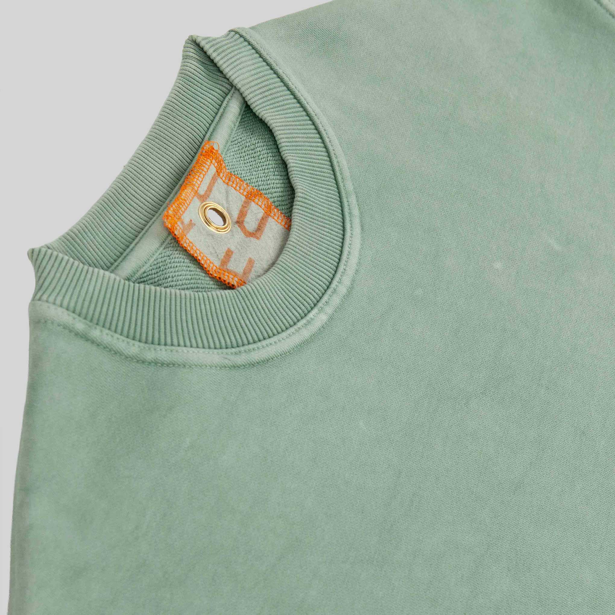 Sweatshirt, Naturally Dyed - Lazy Green