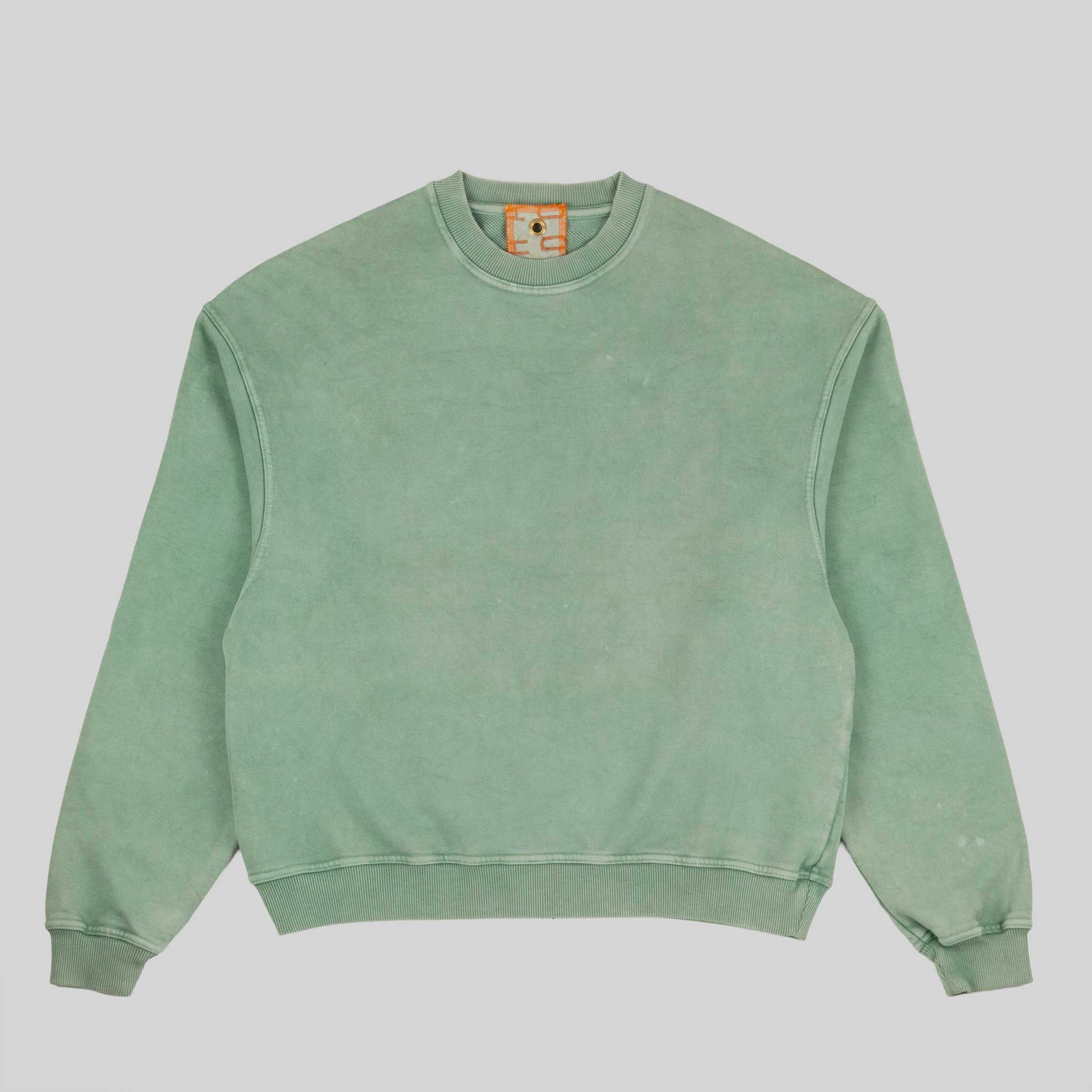Sweatshirt, Naturally Dyed - Lazy Green
