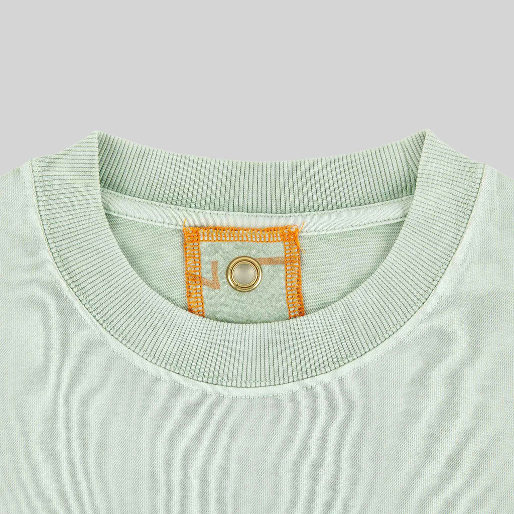 Tee, Naturally Dyed  - Lazy Green