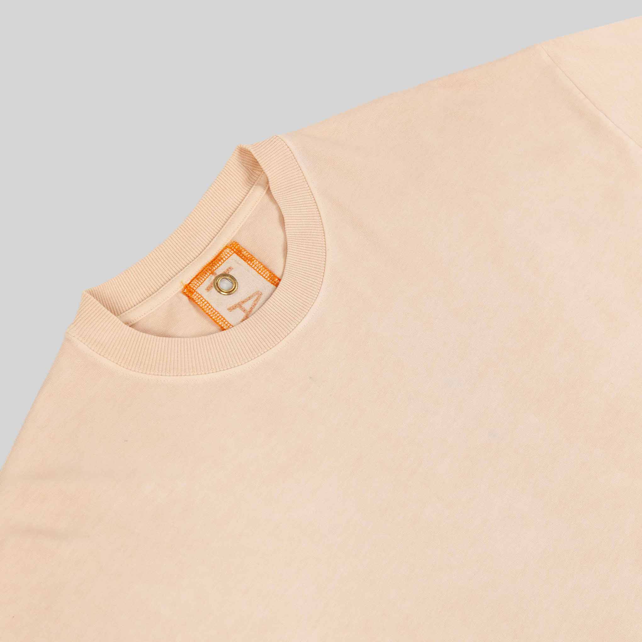 Tee, Naturally Dyed  - Apricot