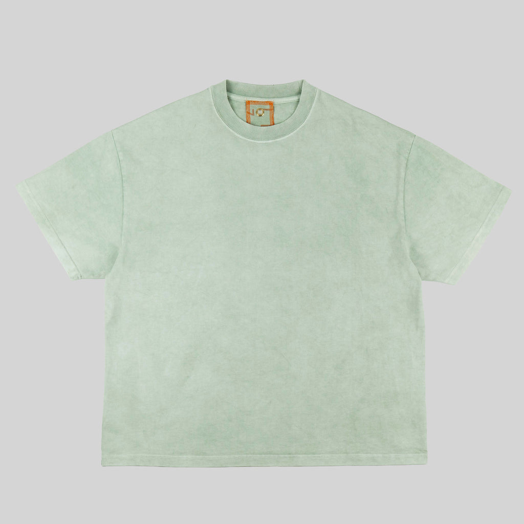Tee, Naturally Dyed  - Lazy Green