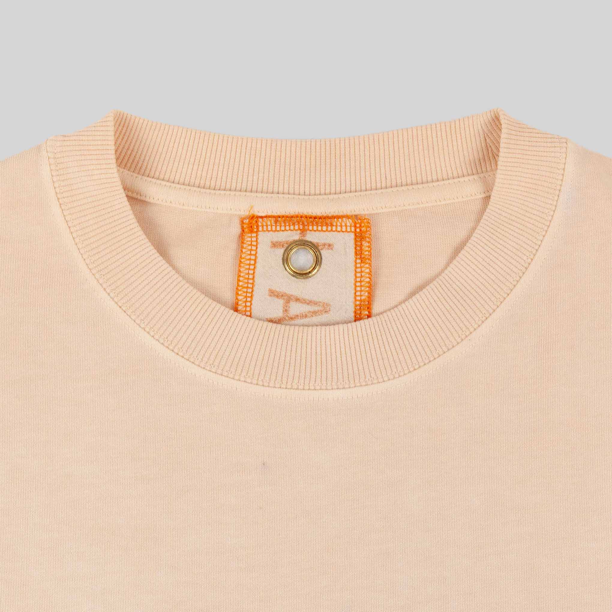 Tee, Naturally Dyed  - Apricot