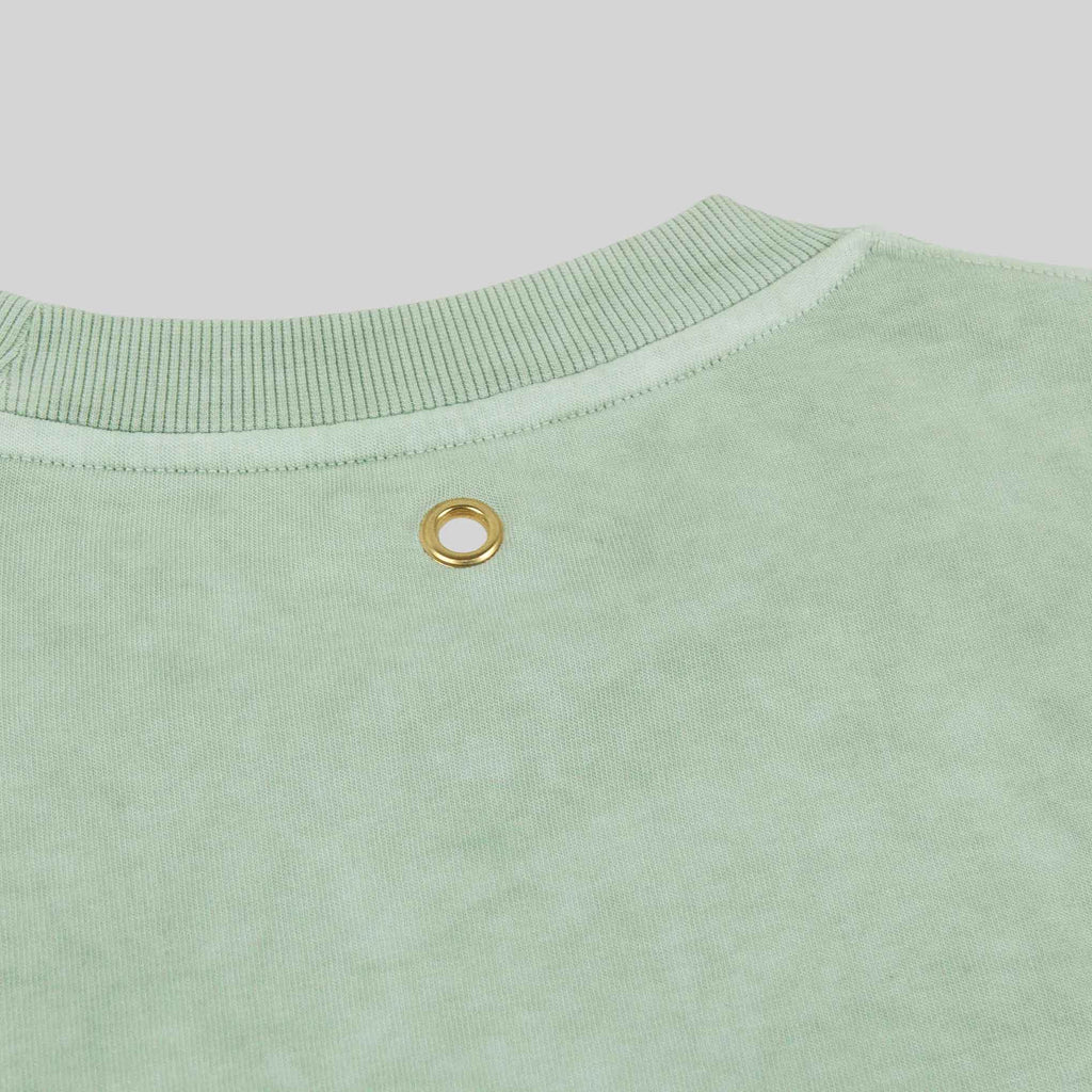 Tee, Naturally Dyed  - Lazy Green