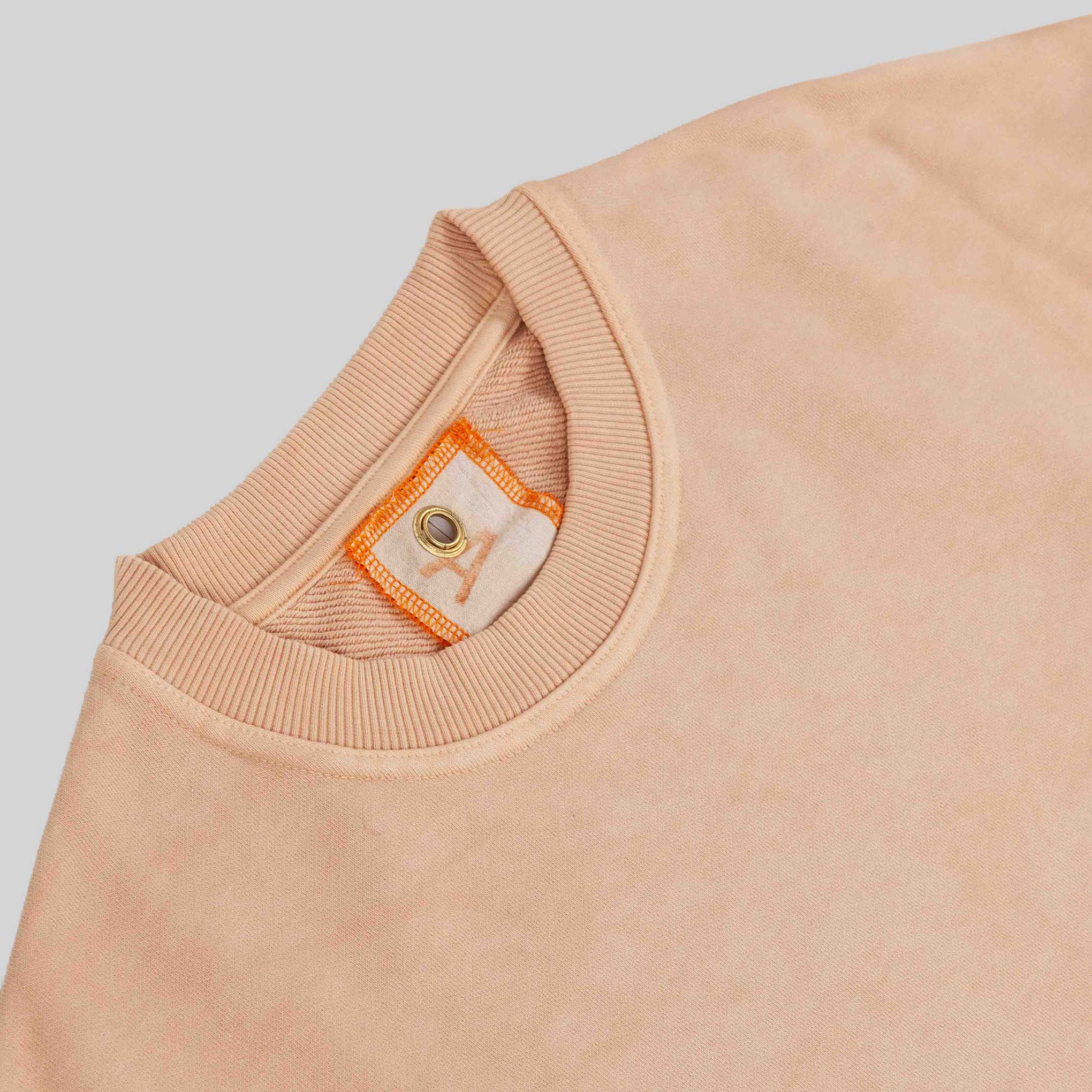 Sweatshirt, Naturally Dyed - Apricot