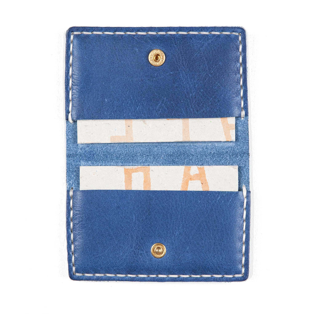 Card Holder, Hand Sewn - Ink
