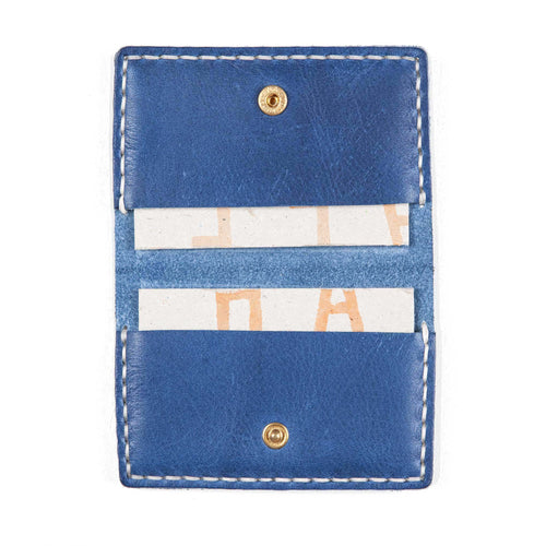 Card Holder, Hand Sewn - Ink
