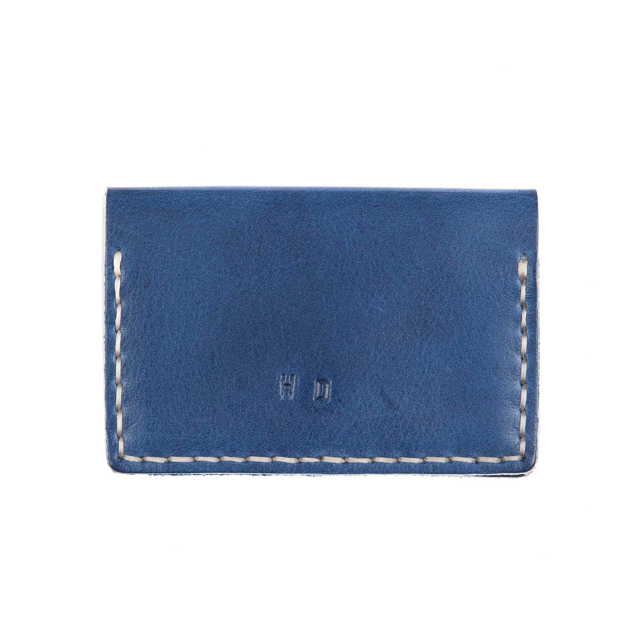 Card Holder, Hand Sewn - Ink