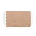 Card Holder, Hand Sewn - Nude