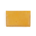 Card Holder, Hand Sewn - English Mustard